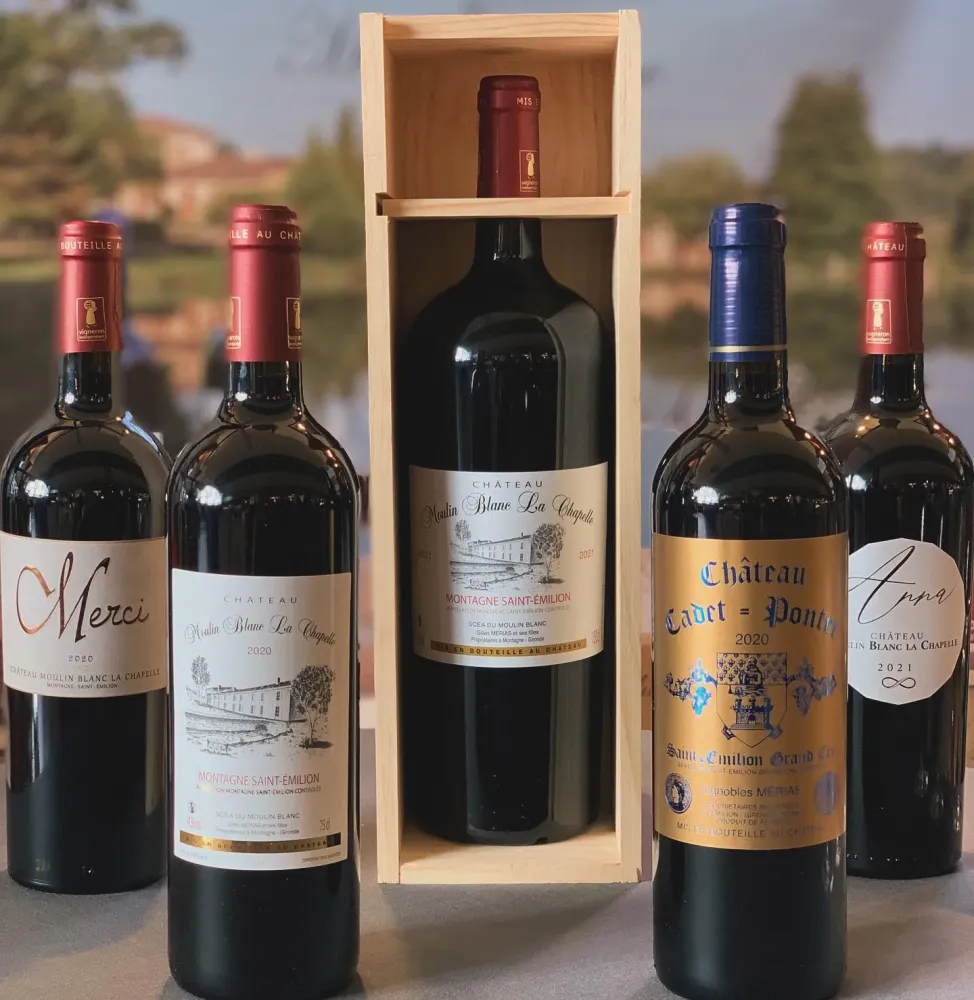bouteilles de vin